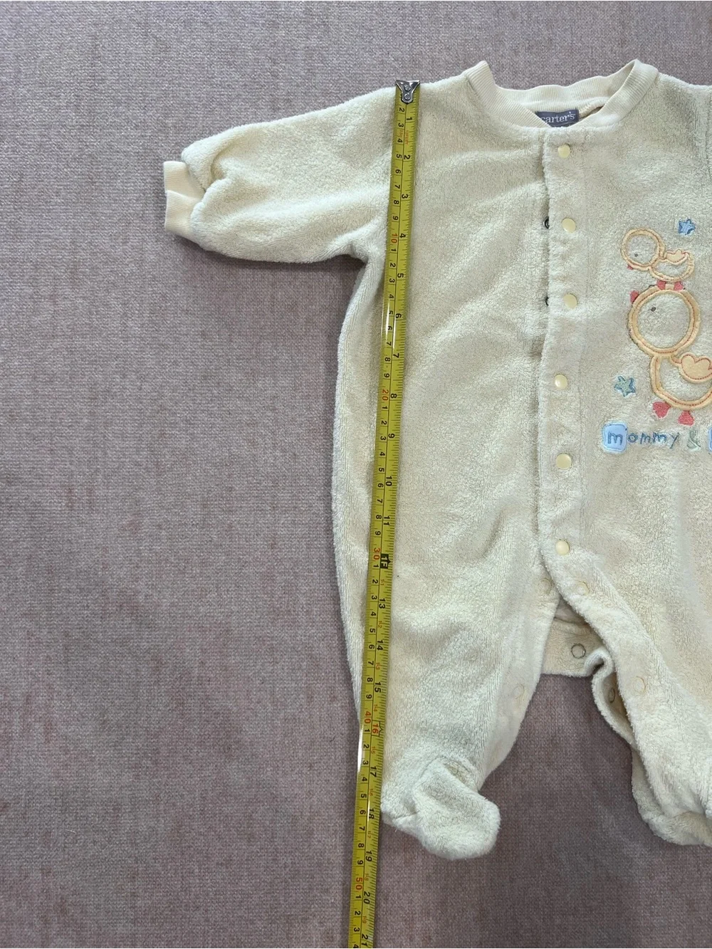 Baby 3 Piece Bundle of 3 Onesies in Size 3 Months Footed Onesies Cozy Bundle